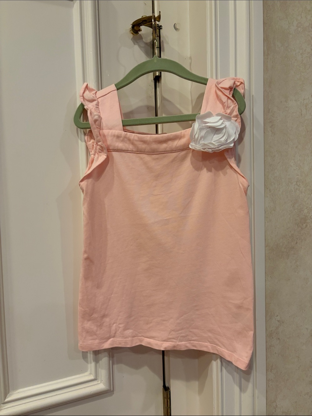 Janie and Jack Pink Tank Top with White Flower